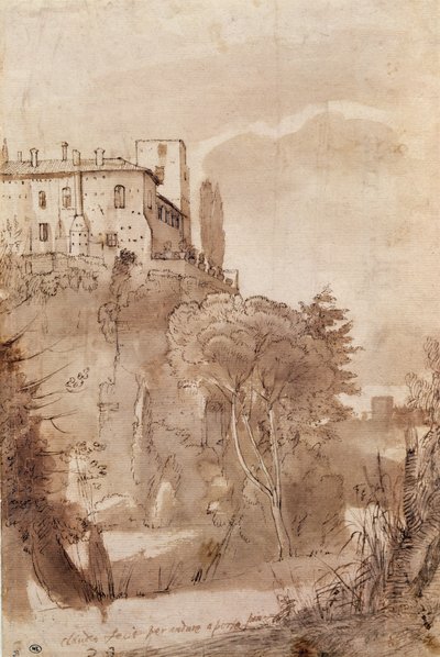 A Road Outside the Walls of Rome by Claude Lorrain